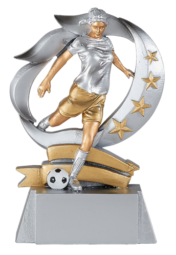 Fußball Trophäe Frauen 15cm