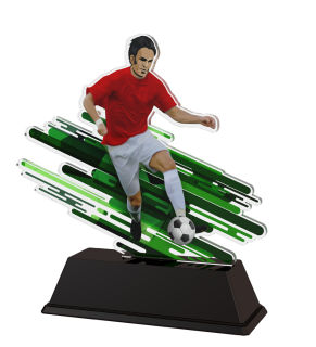 Fußball-Trophäe Stürmer - in 3 Größen