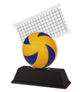 Volleyball-Trophäe in 3 Größen