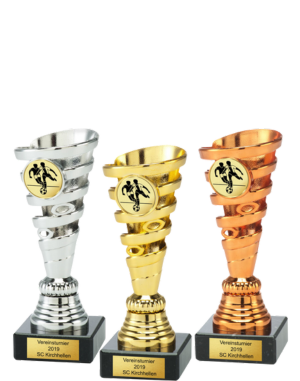 3er‑Pokal‑Serien ohne Deckel – Siegerpokale für jedes Turnier
