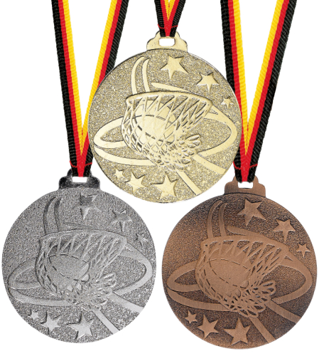 Basketball Medaille NY02
